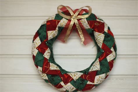 Christmas Patchwork No Sew Wreath 6 By Joysornamentalcrafts On Etsy
