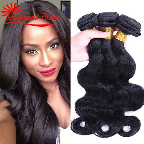 Indian Virgin Hair Body Wave 3 Pcs Lot Indian Human Hair Weave Wave