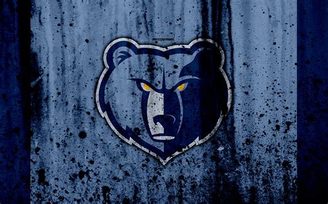 Memphis Grizzlies Grunge Nba Basketball Club Western Conference