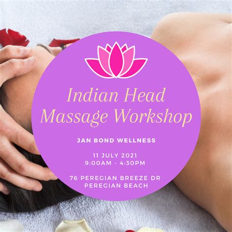 Indian Head Massage Workshop July 2020 Spiritmindbody Wellness Jan Bond