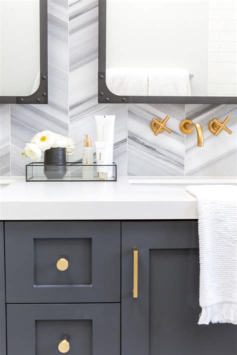 Check spelling or type a new query. dark gray vanity with brass | Dark Gray Bathroom Vanity ...