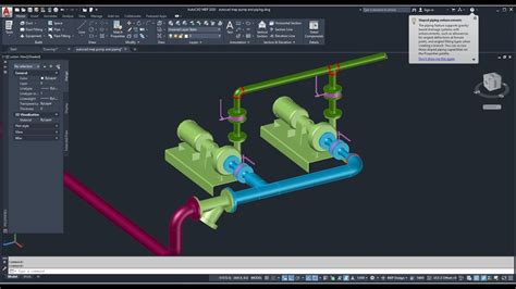 Autocad Mep Pumping And Piping Youtube