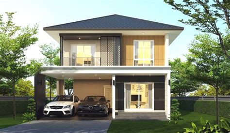 Low Budget Simple Two Storey House Design With Floor Plan