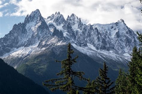 Mountain Peaks Clouds And Landscape Image Free Stock Photo Public