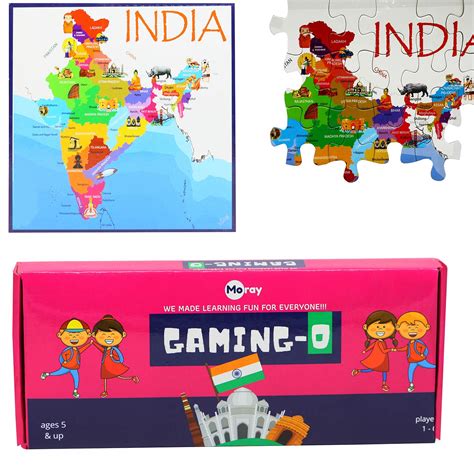 Buy Moray States Of India Puzzle Educational Game And Learning Aid