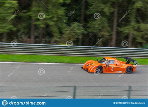 Radical Race Car On Race Track Editorial Image