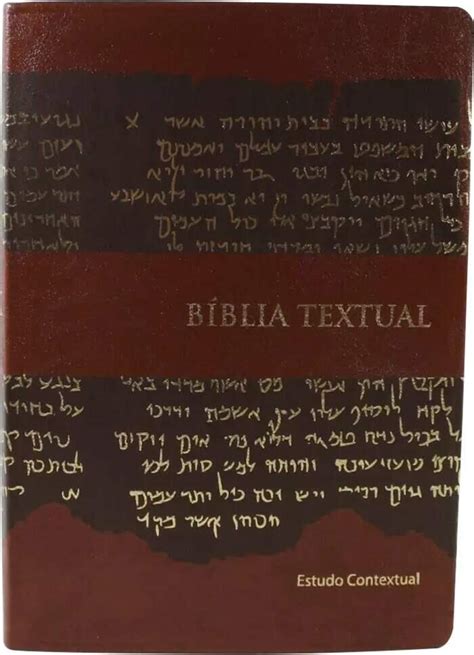 Bíblia Textual Marrom Luxo A Partir De R14249