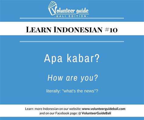 Learn Bahasa Indonesia With Volunteer Guide Bali Learn The
