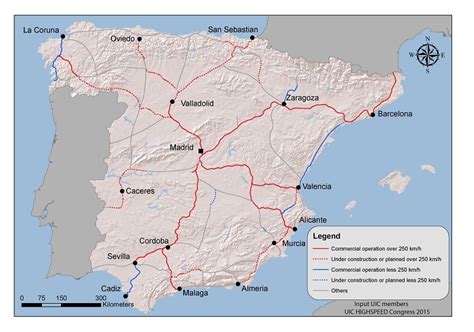 High Speed Database And Maps Uic International Union Of Railways