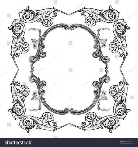 antique frame stock vector royalty free 49961833 shutterstock