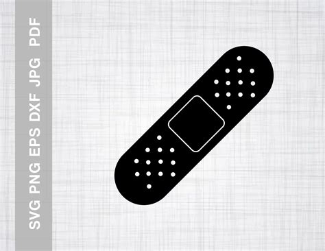 Bandagebandaid Svg File Digital Download For Cricut And Etsy