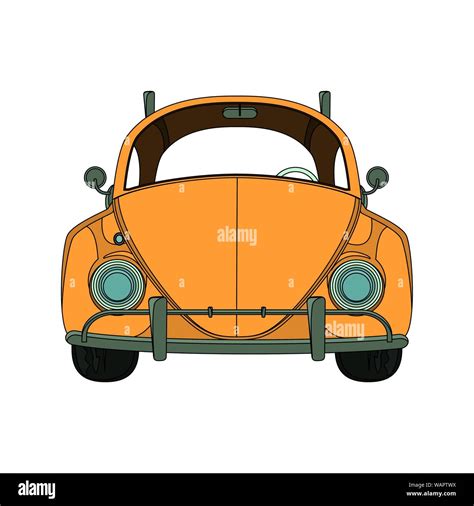 vintage retro classic car cartoon Stock Vector Image & Art - Alamy