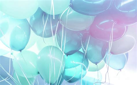 Blue Balloons Background Photograph By Anna Om Fine Art America