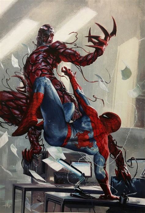 Carnage Vs Spider Man By Gabriele Dellotto Marvel Art Spectacular