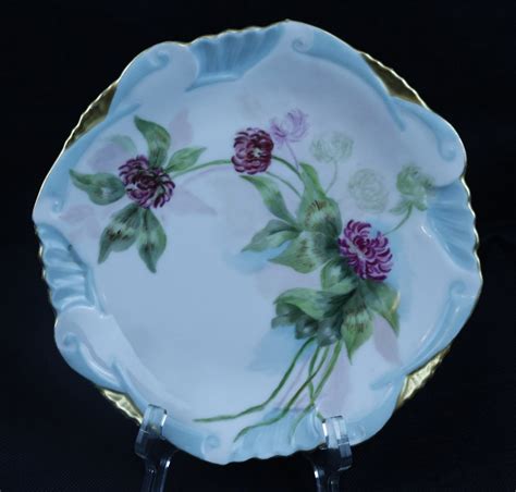 Vintage Hand Painted Floral Plate Etsy