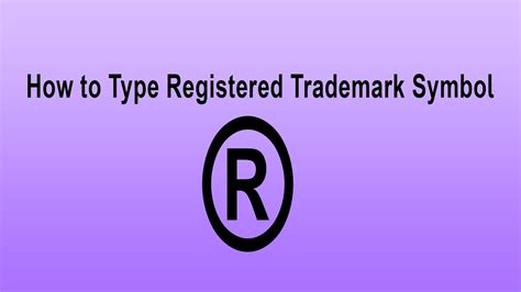 The @ symbol, or the at sign, pronounced at, is widely used on the internet, especially in email addresses.there are various way to type it on a laptop. How to Type Registered Trademark Symbol | Type Symbol by ...
