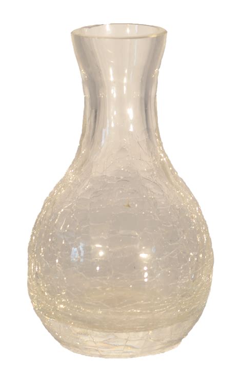 Crackle Glass Bud Vase Loluma