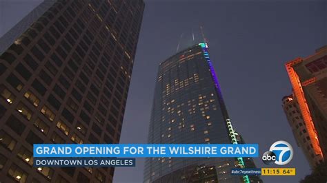 Wilshire Grand The Wests Tallest Building Opens Downtown Abc7 Los