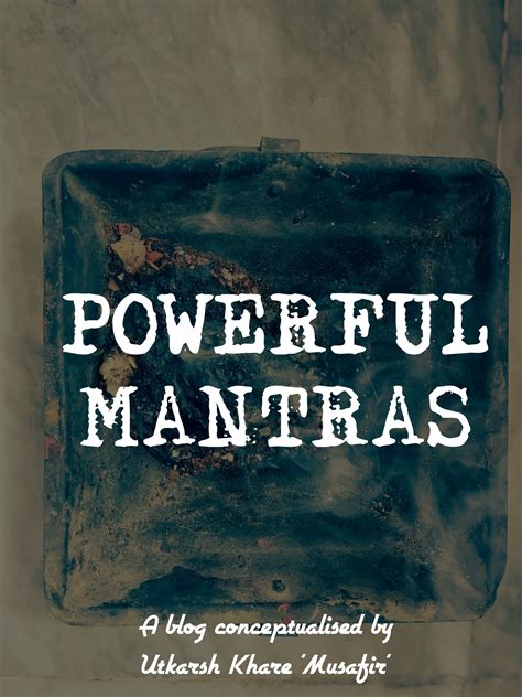 powerful mantras indias  sanskrit blog