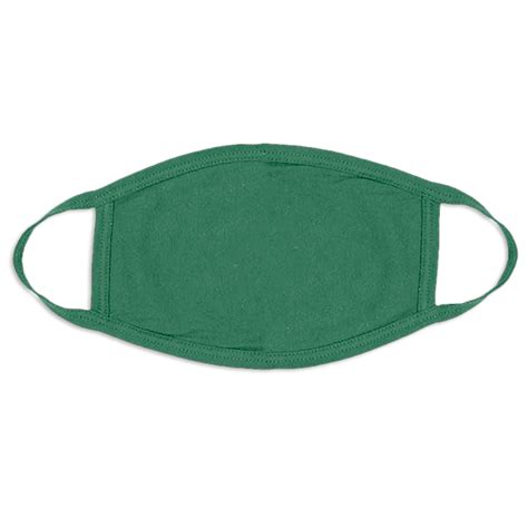 Green Face Masks Cotton 12 Pack Adult Size Double Ply Soft Cotton 134kg