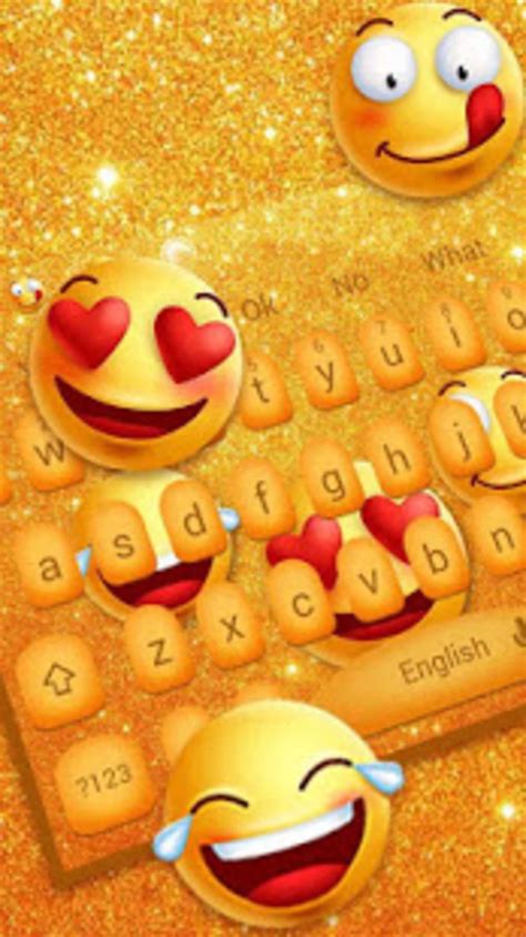 3d Beautiful Cute Glitter Smiley Face Keyboard Apk Na Android Download