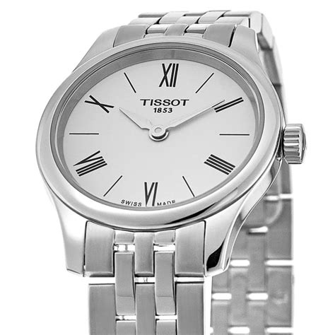 Tissot T Classic Tradition White Dial Stainless Steel Womens Watch
