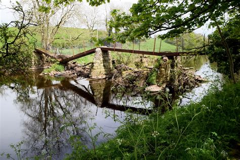 Collapsed Footbridge Over The Drumragh © Kenneth Allen Geograph