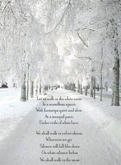 Pin By Janice Bellefleur On Winter Winter Poems Winter Quotes Snow