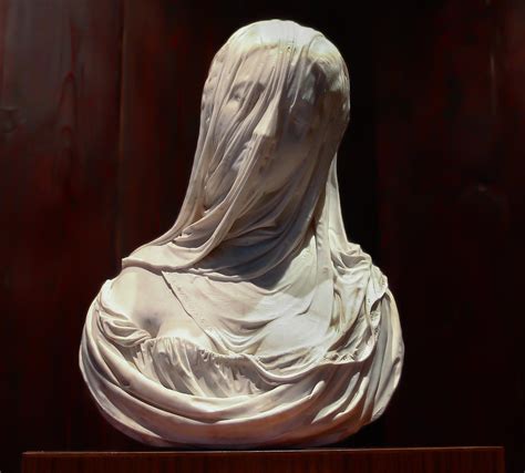 Bust Of A Veiled Woman Antonio Corradini Marble Sculpture 1717 25