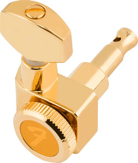 Fender Locking Stratocastertelecaster Staggered Tuning Machines Gold Set Of 6