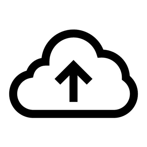 Cloud upload file storage upload icon - Project Management