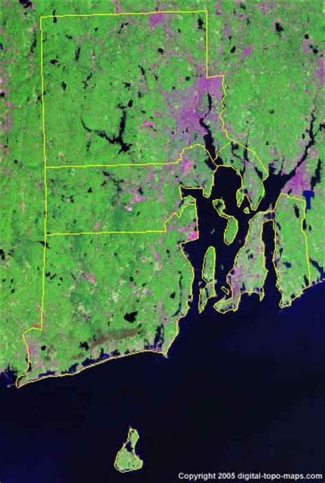 The largest city in rhode island is providence, with a population of 180,609. Rhode Island Map and Rhode Island Satellite Images