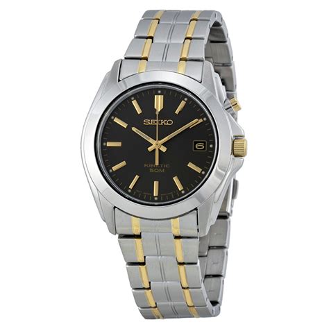 For the stainless steel base, it's best to regularly dust the surface to avoid it looking dull. Seiko Kinetic Dark Grey Dial Two-tone Stainless Steel Men ...