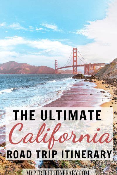 California Road Trip Itinerary 7 Days Along Pch My Perfect