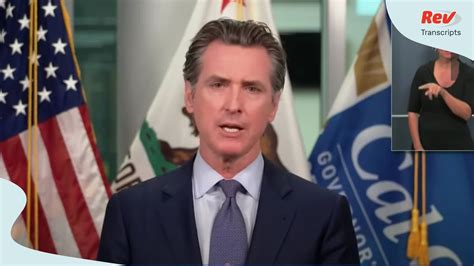 California Governor Gavin Newsom June 29 Press Conference Transcript Rev