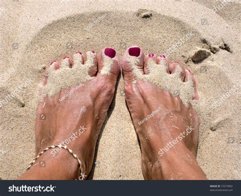 Bare Feet In The Sand Stock Photo Shutterstock