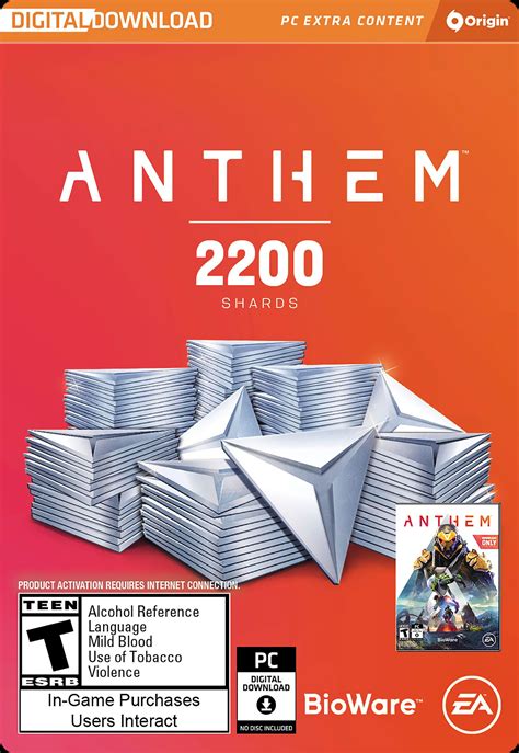 Anthem 2200 Shards Pack