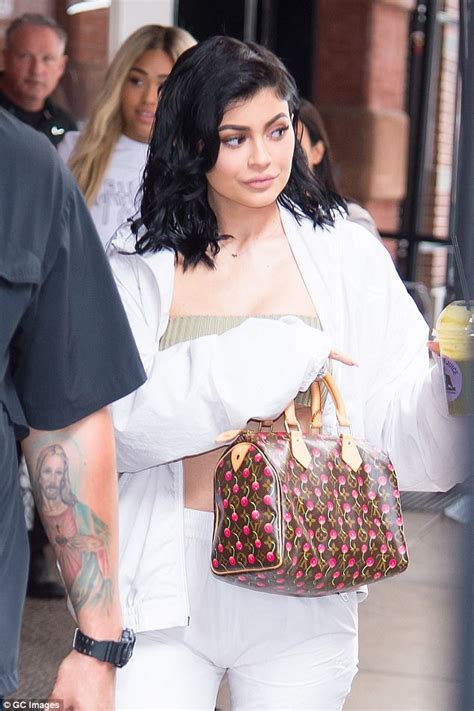 Kylie Jenner Flashes Underboob In Tube Top Daily Mail Online