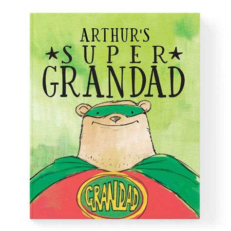Personalised Super Grandad Book An Ideal T For Fathers Day From