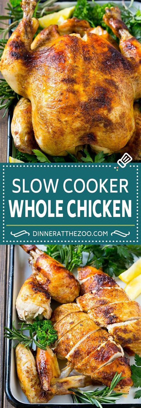 Cook up some tropical flavors to get you through the holidays with this sweet and sour chicken dish. Slow Cooker Whole Chicken | Slow Cooker Rotisserie Chicken ...
