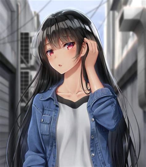 List 90 Wallpaper Anime Girl With Black Hair Sharp 092023