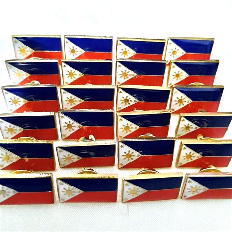 Philippine Flag Enamel Pins Collar Pins Lazada Ph