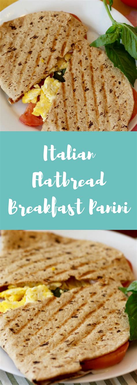 Heart healthy turkey panini recipe Italian Flatbread Breakfast Panini | Healthy breakfast recipes, Breakfast panini, Vegetarian ...