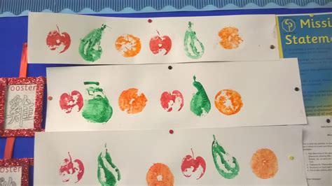 The Very Hungry Caterpillar Fruit Printing Sequencing Butterfly Life