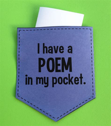 Poem In My Pocket Ramblingsongs