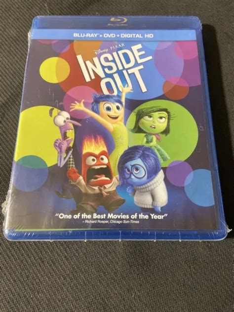 Inside Out Blu Ray Dvd Combo Disney Pixar New Free Shipping S14 11 00 Picclick