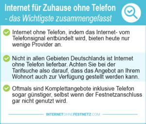 Fernsehen, internet und telefon aus einer hand. Internet für Zuhause ohne Telefon 2020 die günstigen ...
