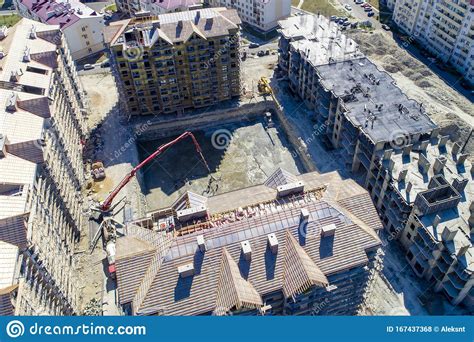 Construction Of A Multi Storey Residential Complex Aerial View