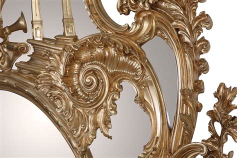 George Ii Style Hand Carved Giltwood Mirror Overmantle Mirrors From