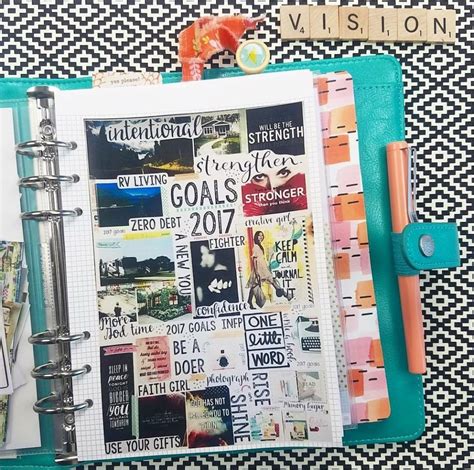 How To Create A Vision Board In Your Daily Planner Vision Planner